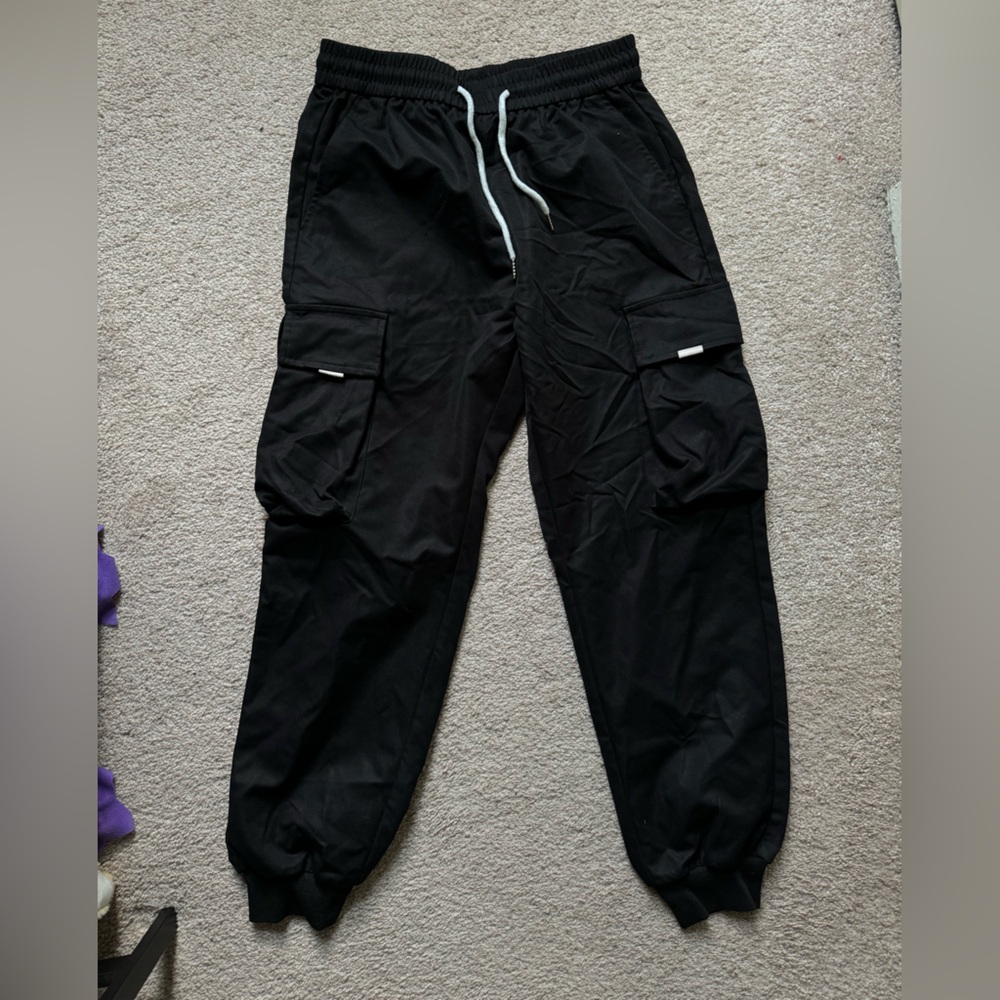 Black joggers